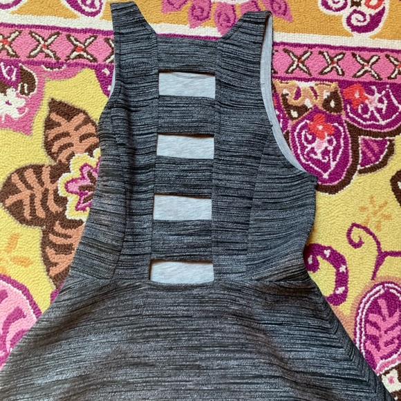 Structured Grey Abercrombie & Fitch Skater Dress - Picture 3 of 6